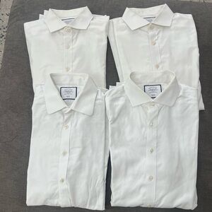 4 Charles Tyrwhitt White Classic Dress Shirt - Pack Style Look